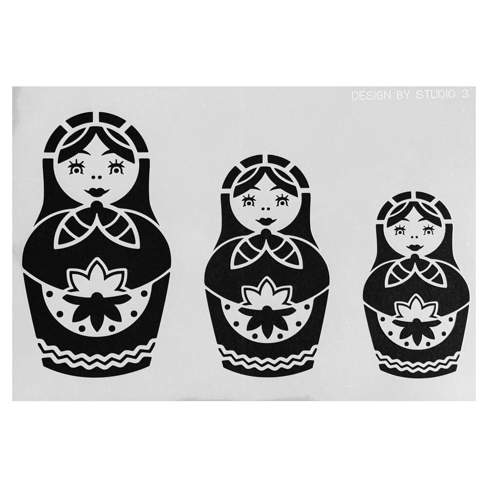 schablone Babuschka