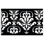 stick and style klebeschablone damask flourish
