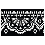 stick and style klebeschablone mendhi border