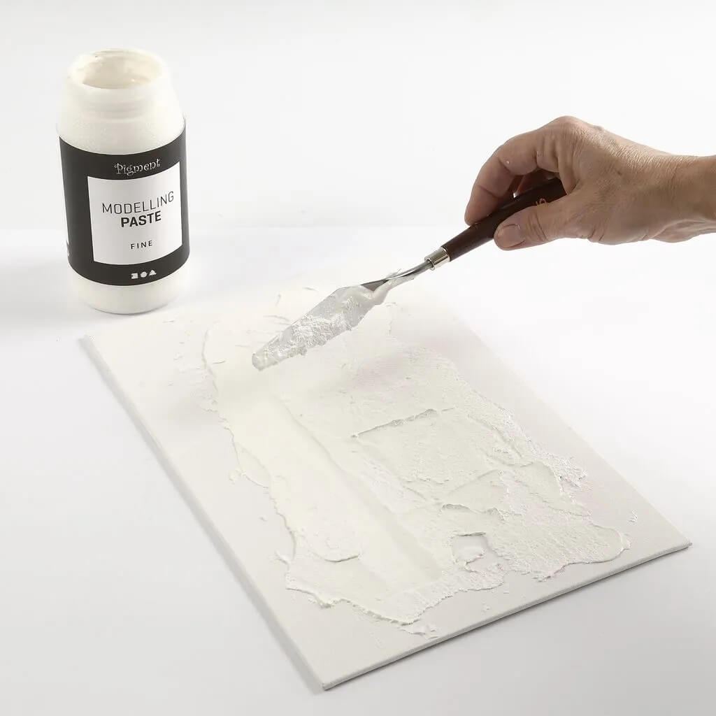 strukturpaste weiss fein mood