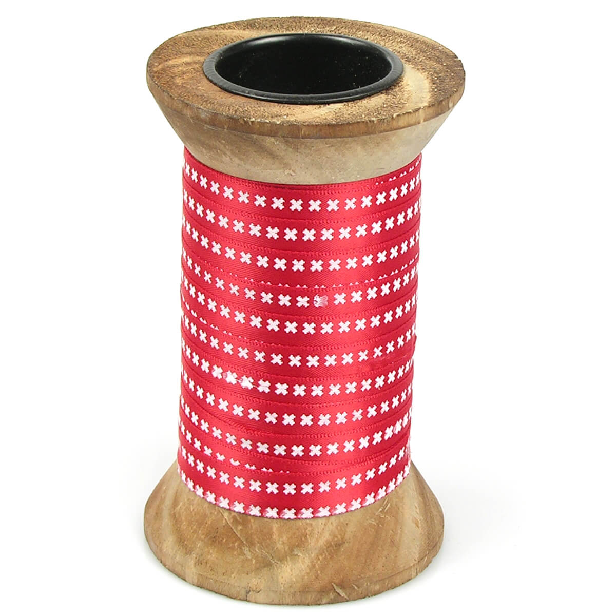 teelichthalter-spule-rot