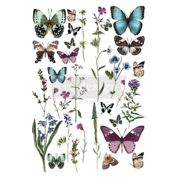 transferfolie butterfly oasis