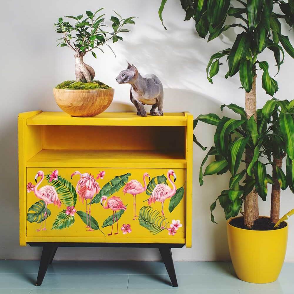transferfolie flamingo pink mood