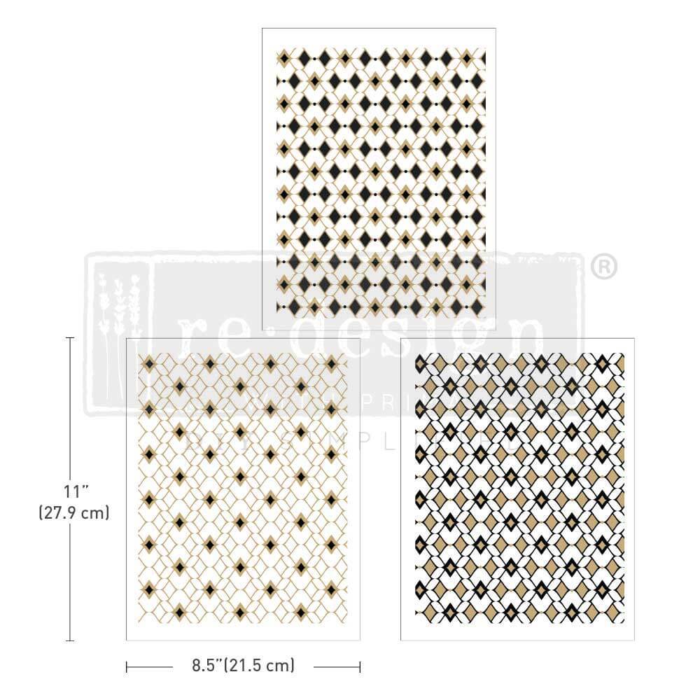transferfolie moroccan diamonds