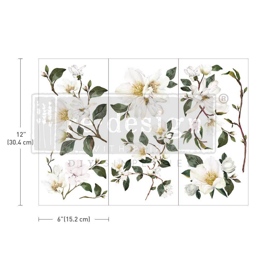 transferfolie white magnolia