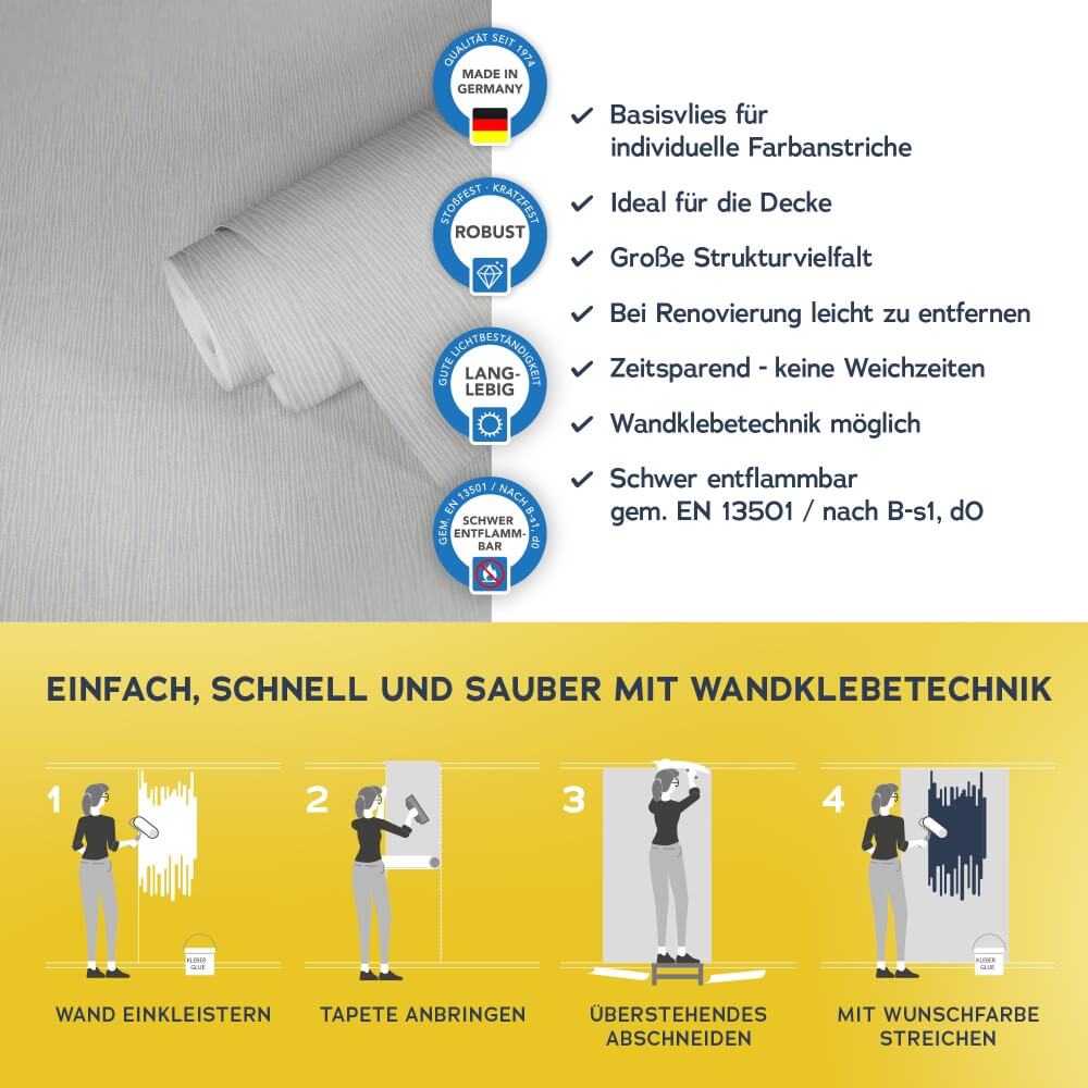 ueberstreichbare vliestapete meistervlies pro 243911_vorteile