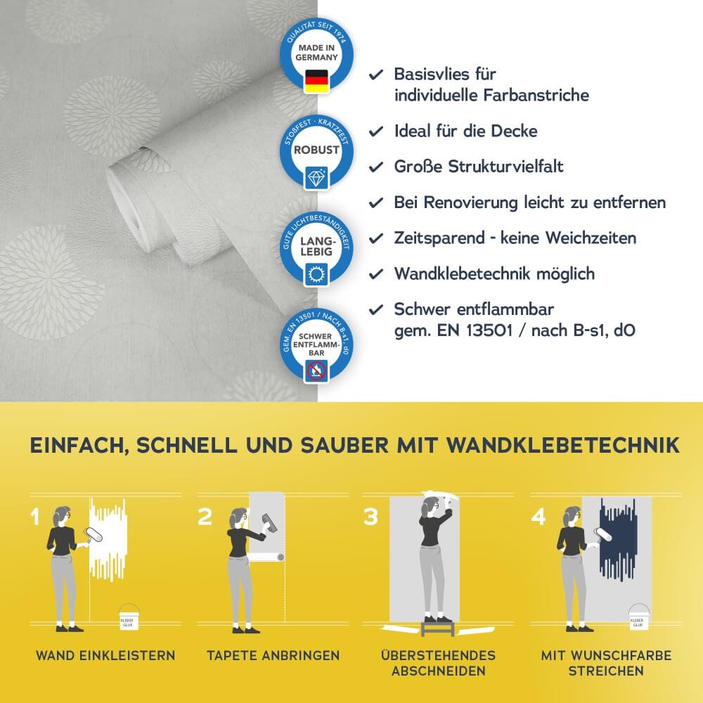 ueberstreichbare vliestapete meistervlies pro 321301_vorteile