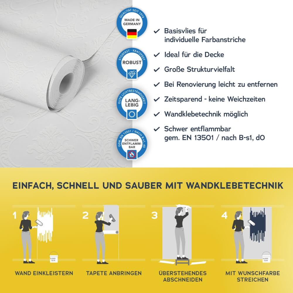 ueberstreichbare vliestapete meistervlies pro 354761_vorteile
