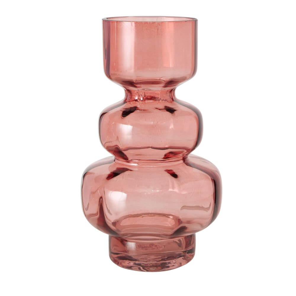 vase gianna dunkelrosa