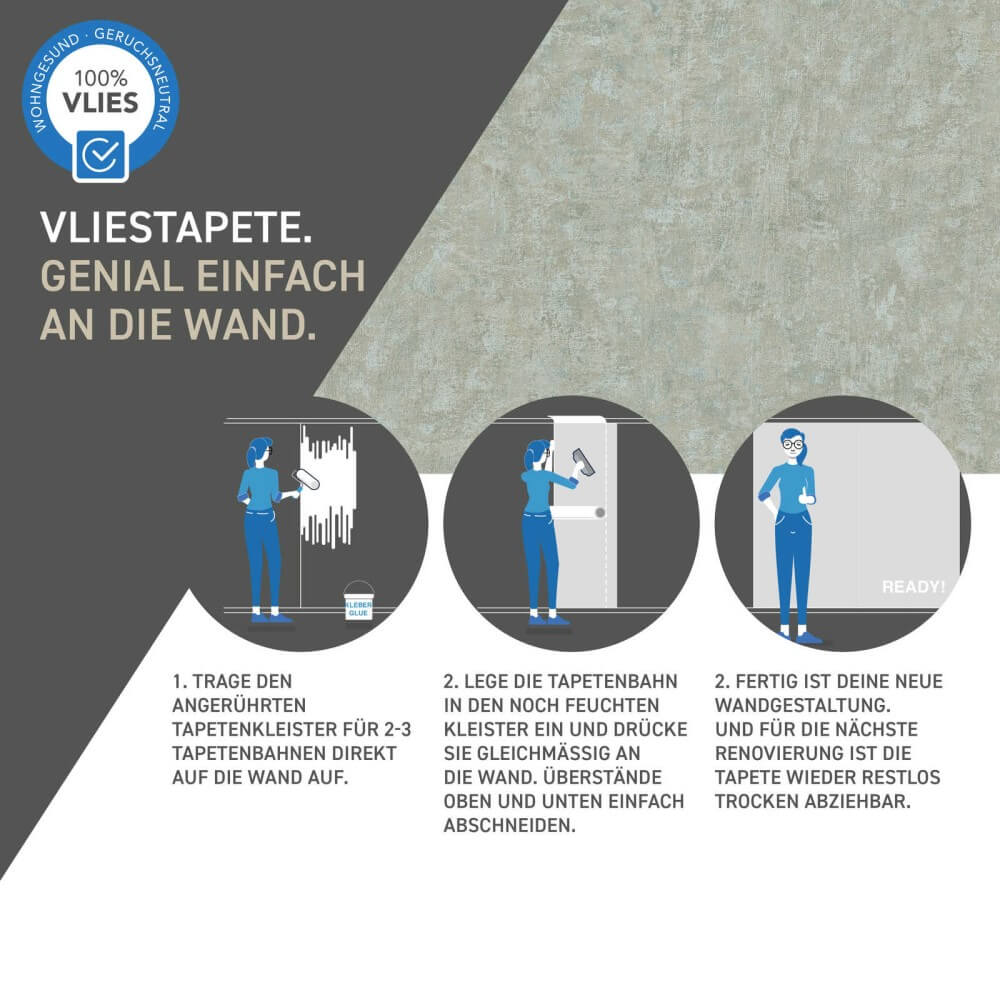 vliestapete betonoptik natural living 386391_11