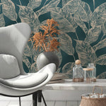 vliestapete blattmuster natural living 386631_5