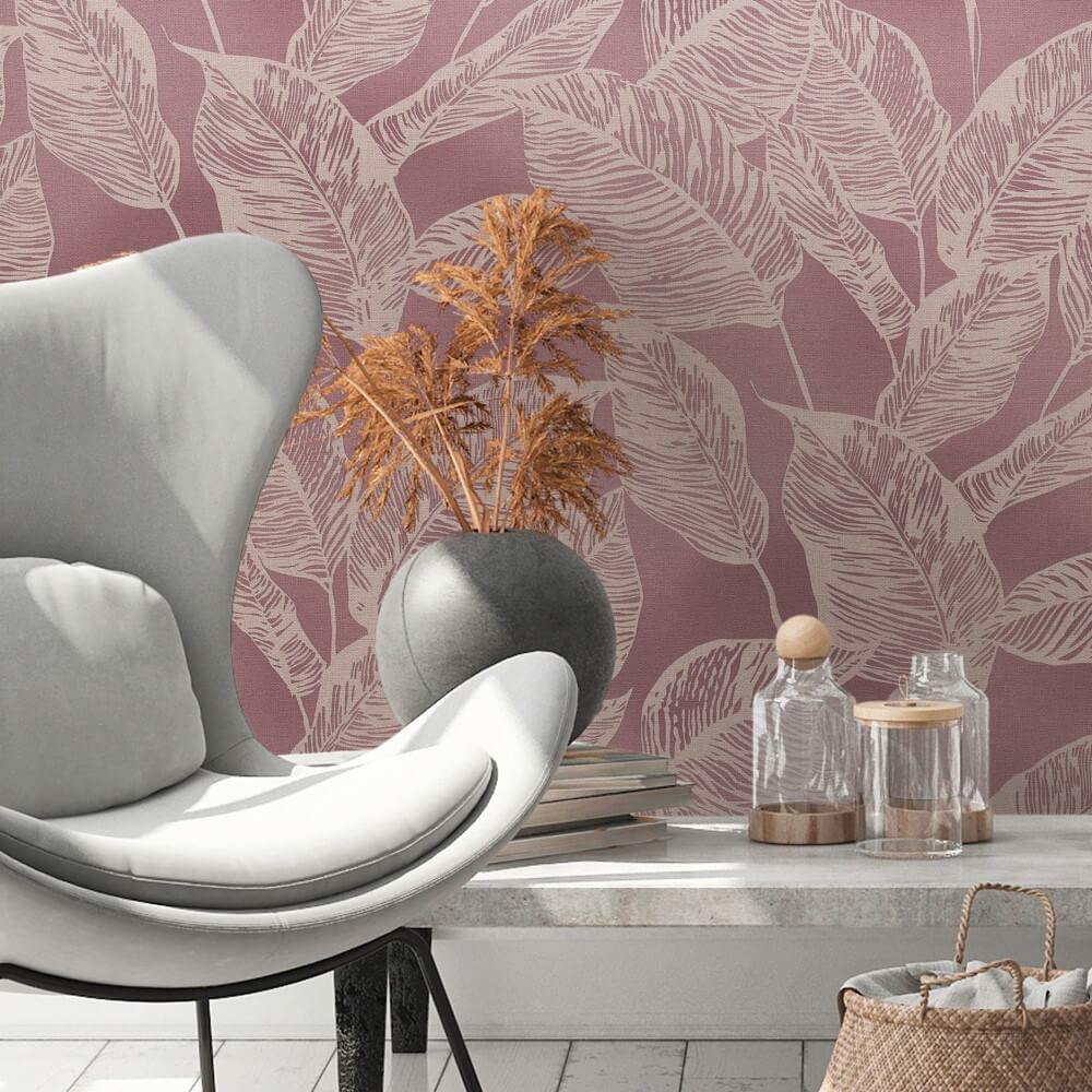 vliestapete blattmuster natural living 386634_4