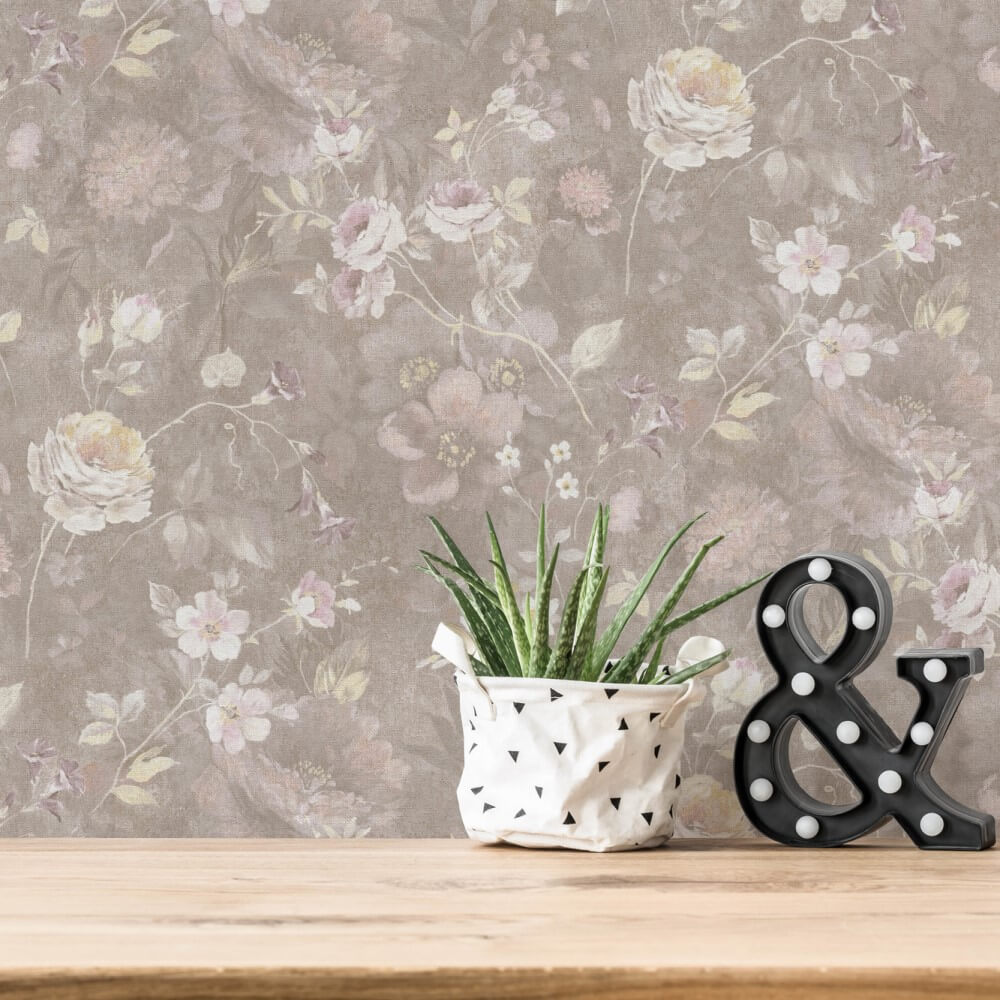 vliestapete natural living blumenmuster 386363_5