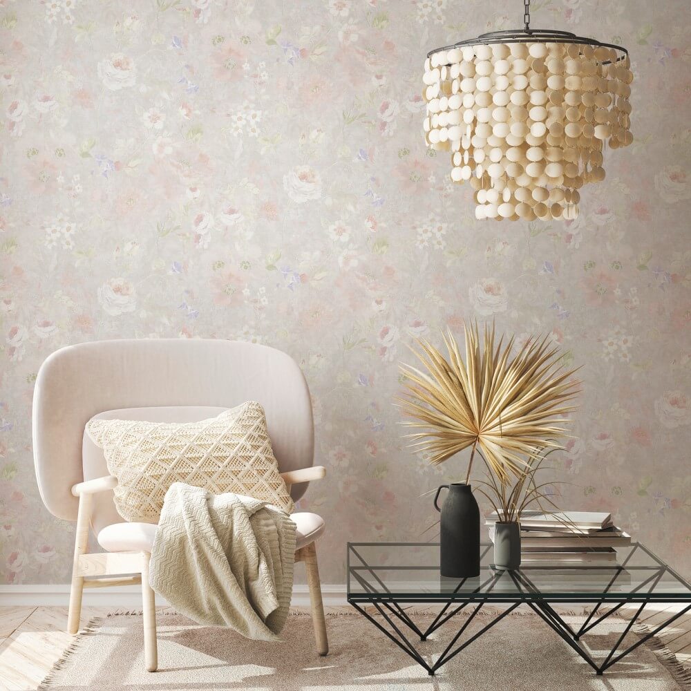 vliestapete natural living blumenmuster 386364_3