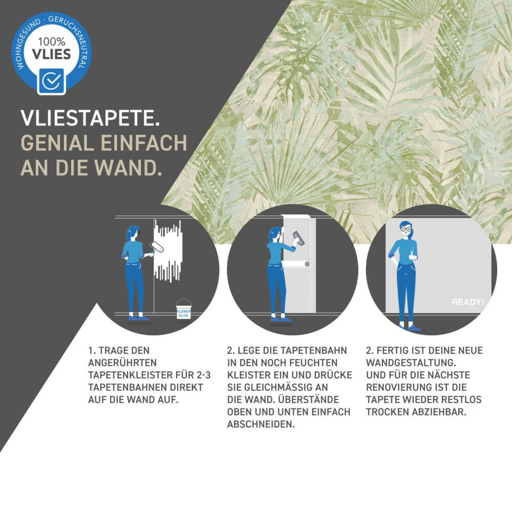 vliestapete natural living dschungelbltter 386381_13