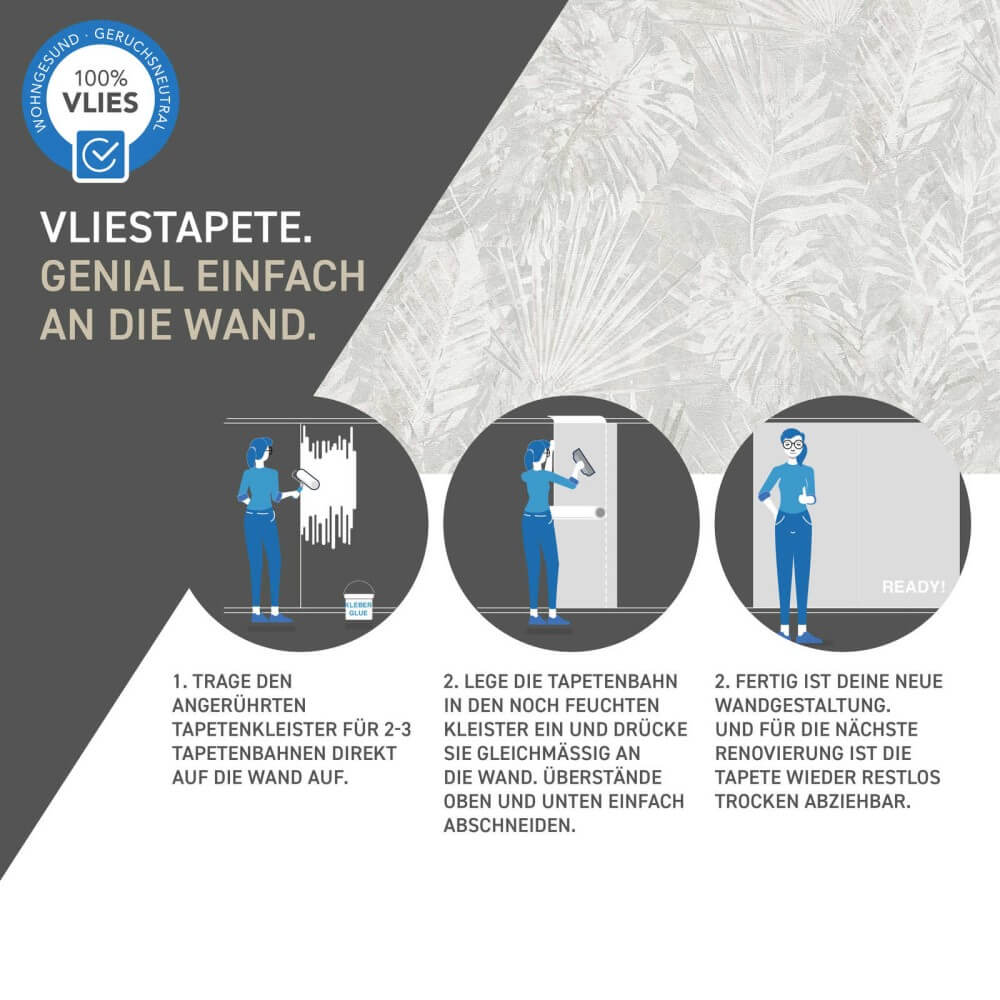 vliestapete natural living dschungelbltter 386384_11
