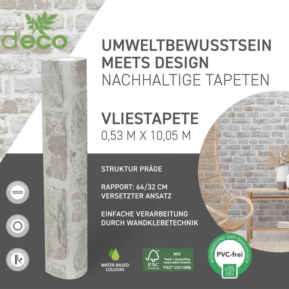 vliestapete natural living steinoptik 386371_10
