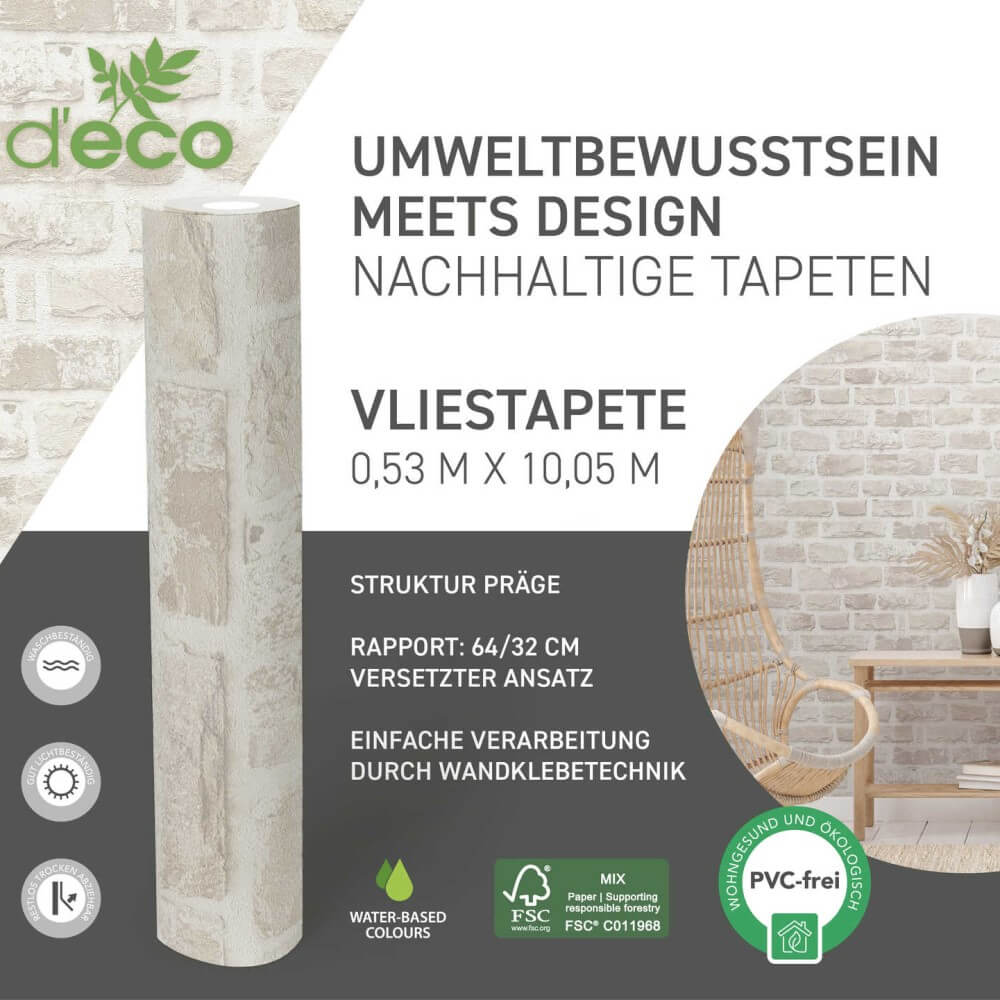 vliestapete natural living steinoptik 386373_10