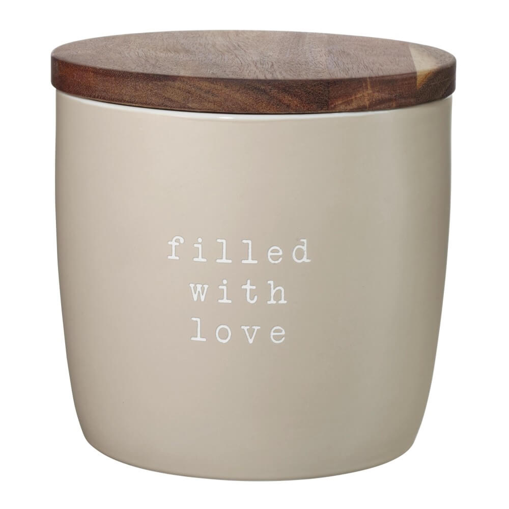 vorratdose filled with love gross