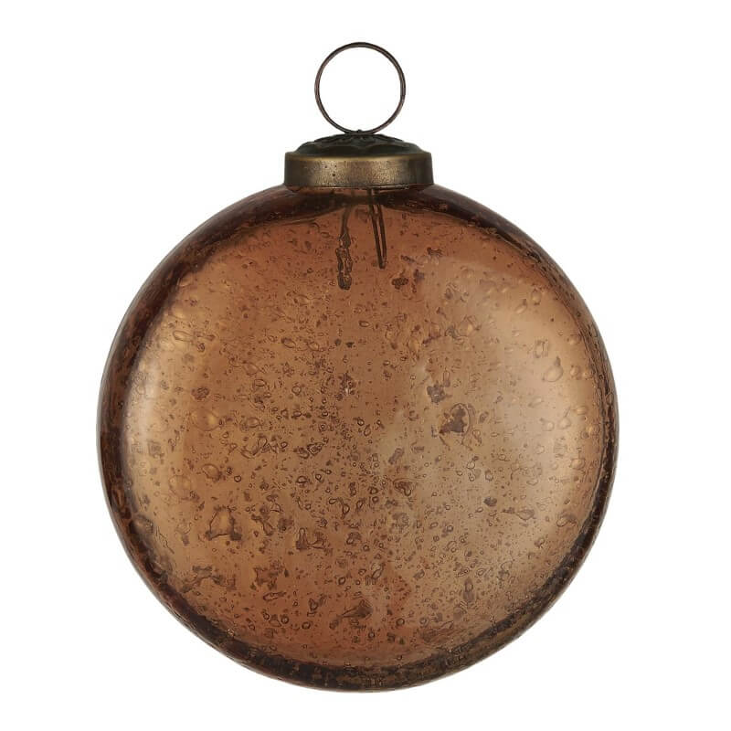 weihnachtskugel-pebbled-glas-amber-10cm