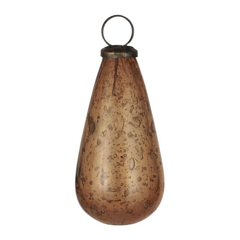 weihnachtskugel-tropfen-pebbled-glas-amber-10cm